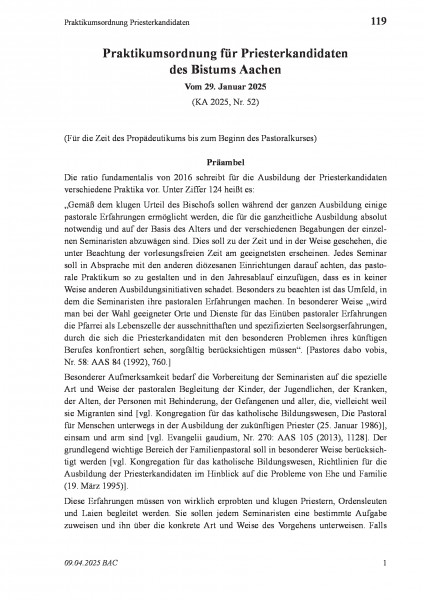 119 Praktikumsordnung Priesterkandidaten